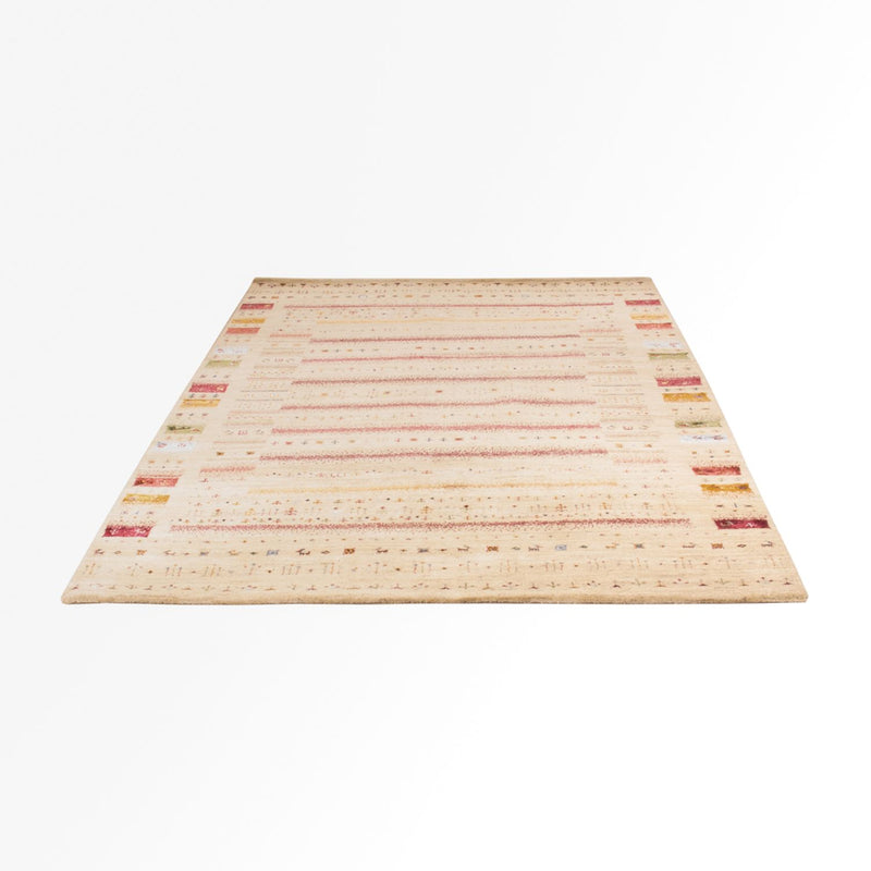 Gabbeh Rug - Loribaft Indus - 245 x 174 cm - cream
