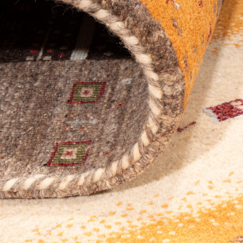 Gabbeh Rug - Loribaft Indus - 240 x 170 cm - gold