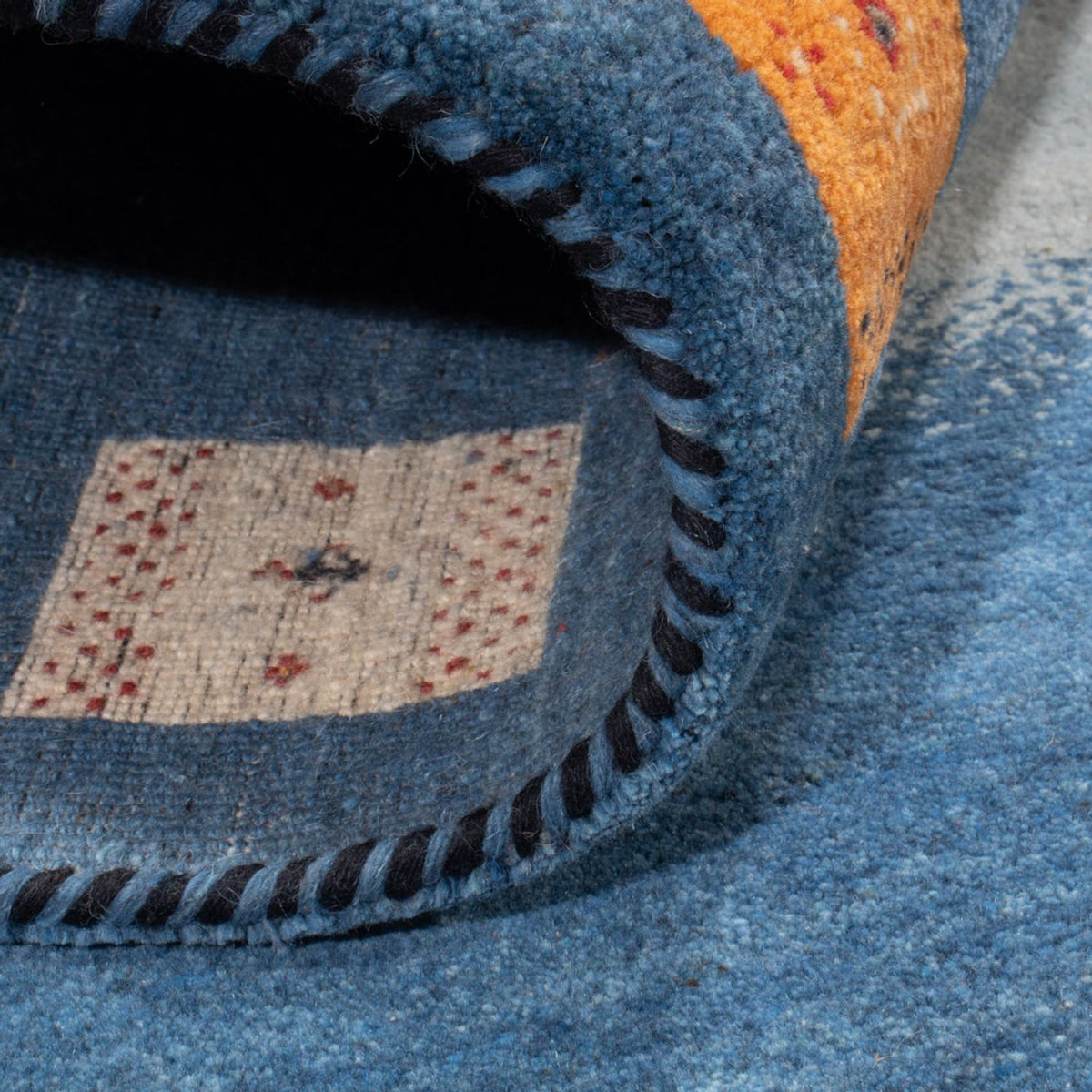 Gabbeh Rug - Loribaft Indus - 240 x 169 cm - blue