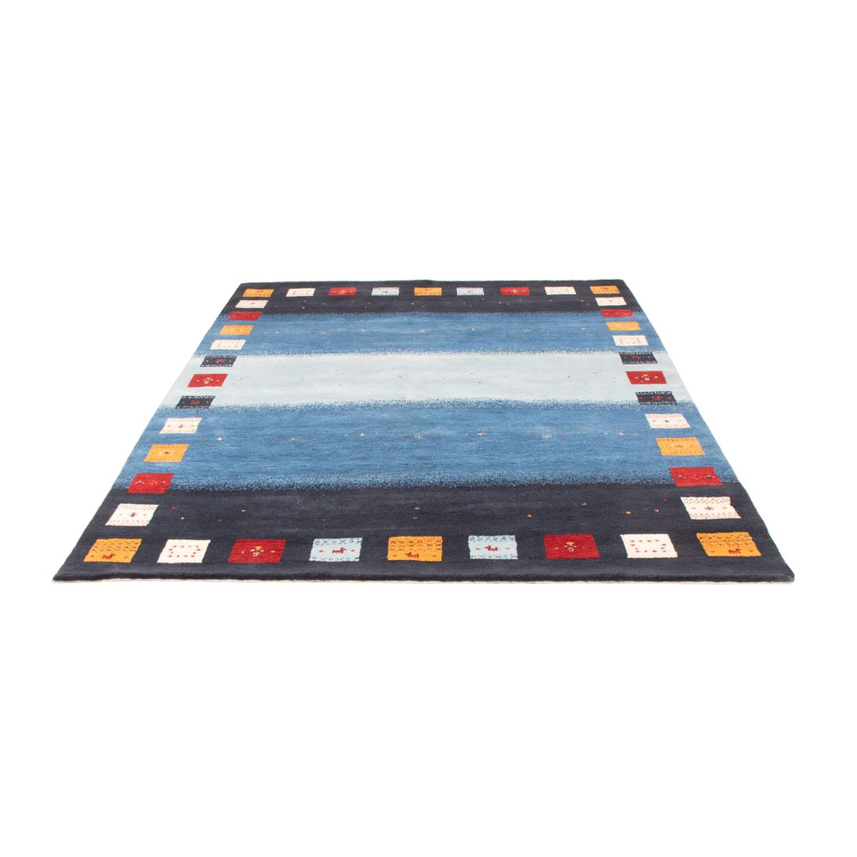 Gabbeh Rug - Loribaft Indus - 240 x 169 cm - blue