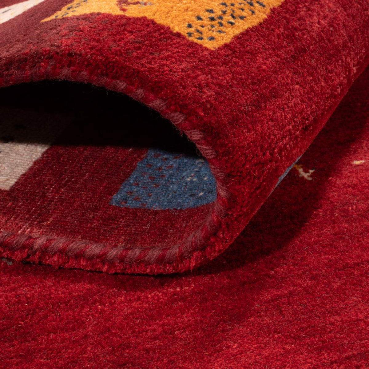 Gabbeh Rug - Loribaft Indus - 245 x 170 cm - red