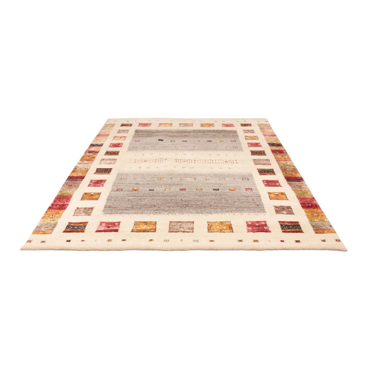 Gabbeh Rug - Loribaft Indus - 245 x 166 cm - natural