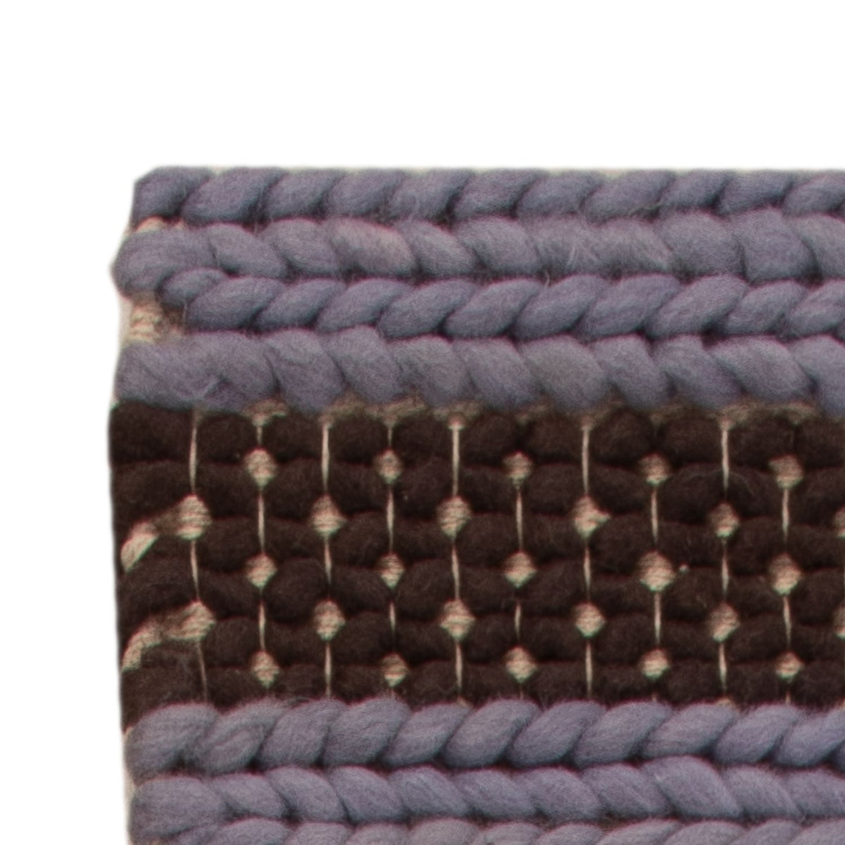 Runner Wool Rug - 124 x 33 cm - multicolored