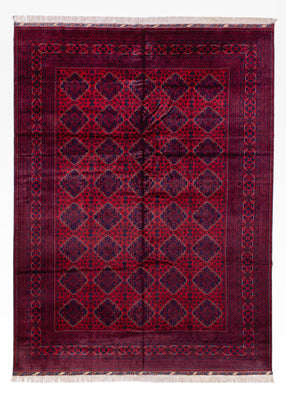 Afghan Rug - 346 x 241 cm - red