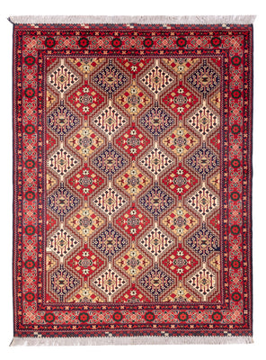 Afghan Rug - 198 x 152 cm - multicolored