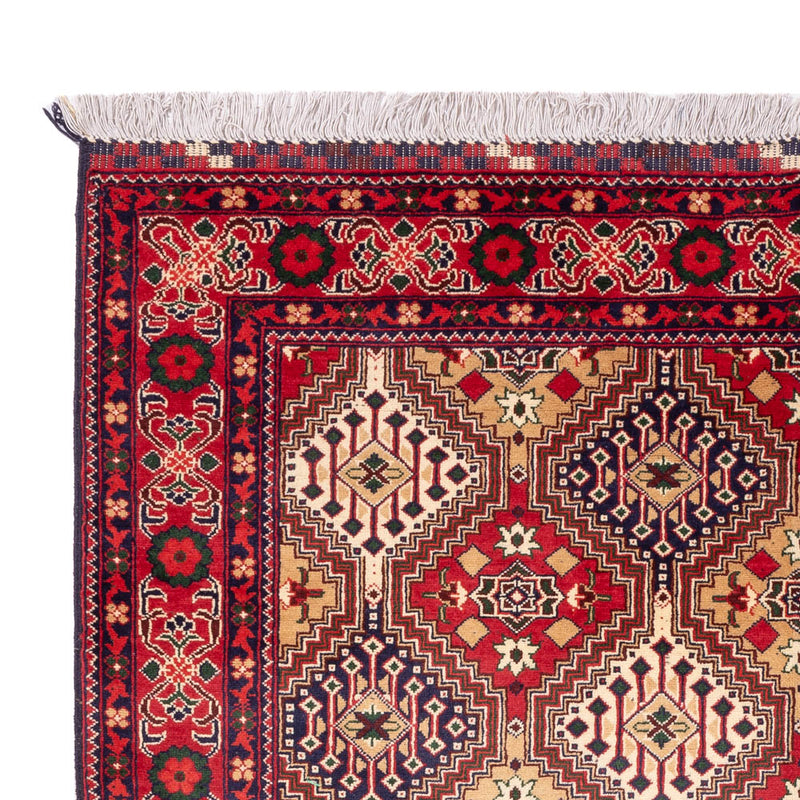 Afghan Rug - 198 x 152 cm - multicolored