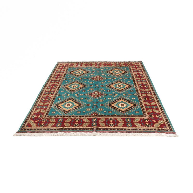Afghan Rug - 195 x 150 cm - blue