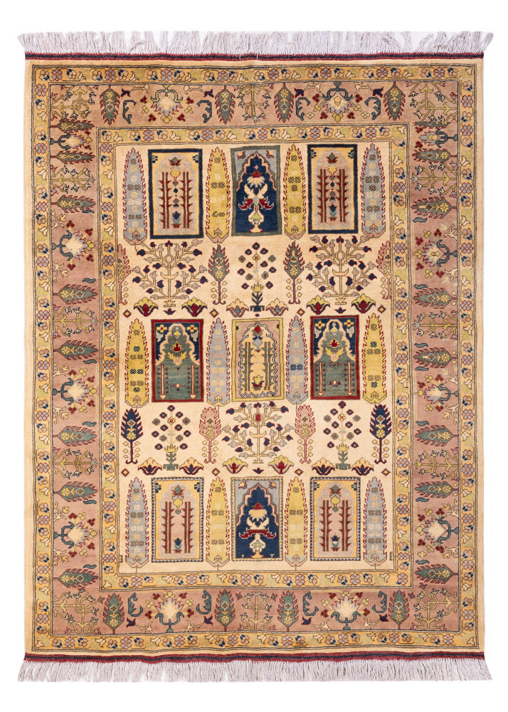 Afghan Rug - 199 x 150 cm - beige