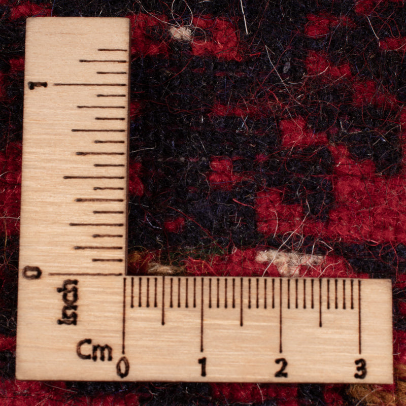 Afghan Rug - Bukhara - 209 x 132 cm - dark red