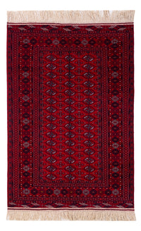 Afghan Rug - Bukhara - 194 x 133 cm - dark red