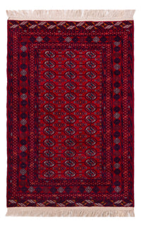 Afghan Rug - Bukhara - 196 x 133 cm - dark red