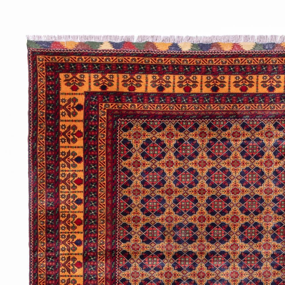 Afghan Rug - 388 x 286 cm - dark beige