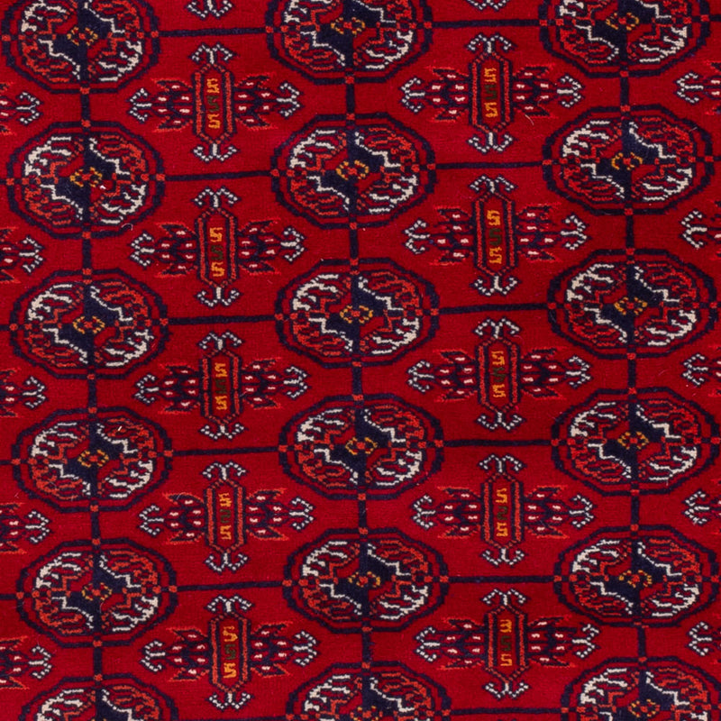 Afghan Rug - Bukhara - 189 x 133 cm - dark red