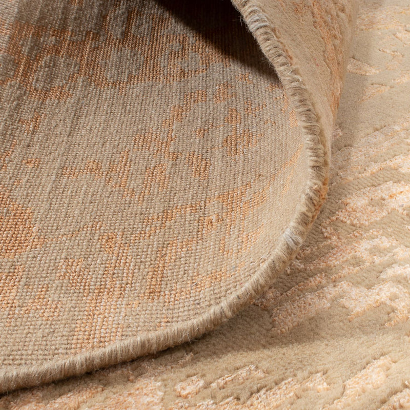 Designer Rug square  - 249 x 247 cm - beige