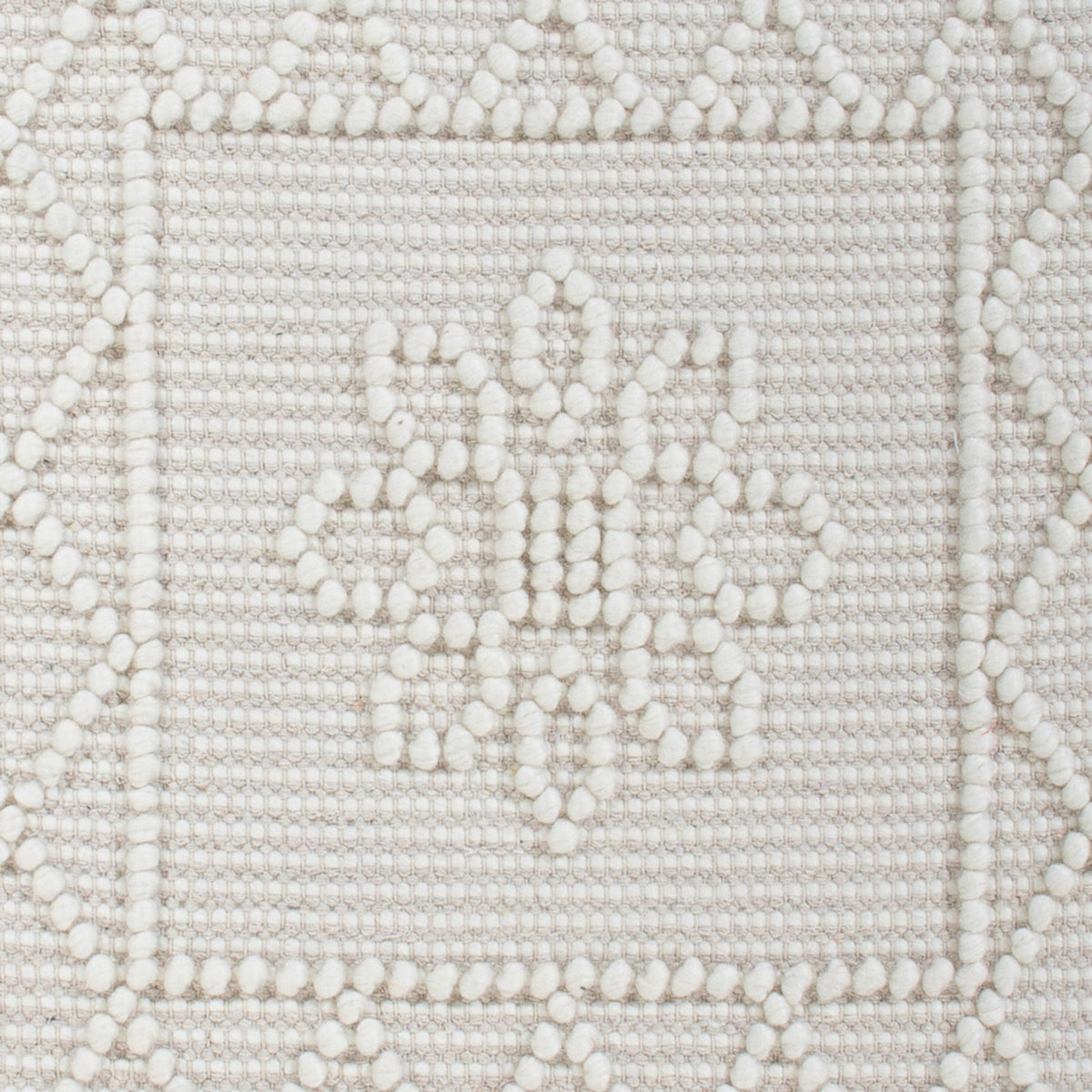 Wool Rug - 93 x 60 cm - light grey