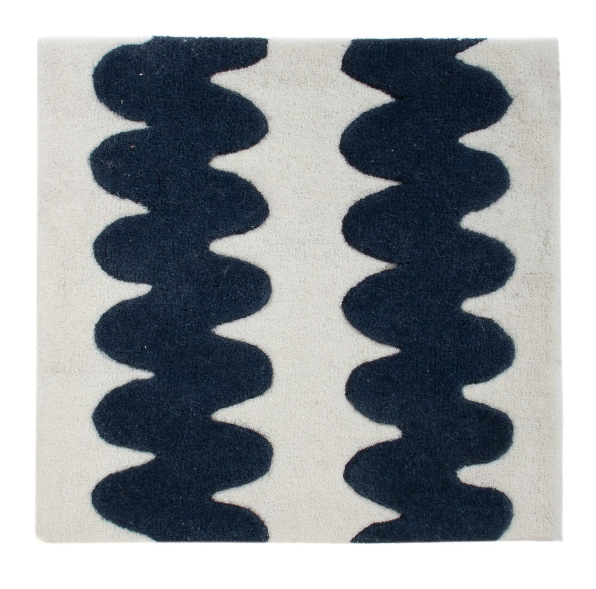 Wool Rug square  - 60 x 60 cm - multicolored