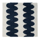 Wollteppich quadratisch  - 60 x 60 cm - mehrfarbig