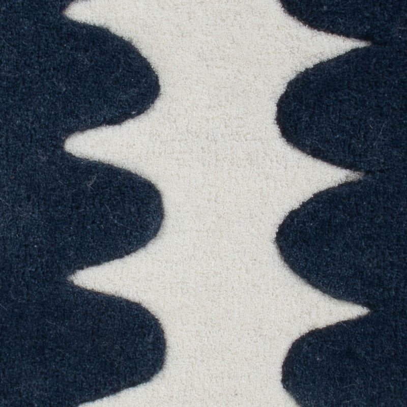 Wool Rug square  - 60 x 60 cm - multicolored