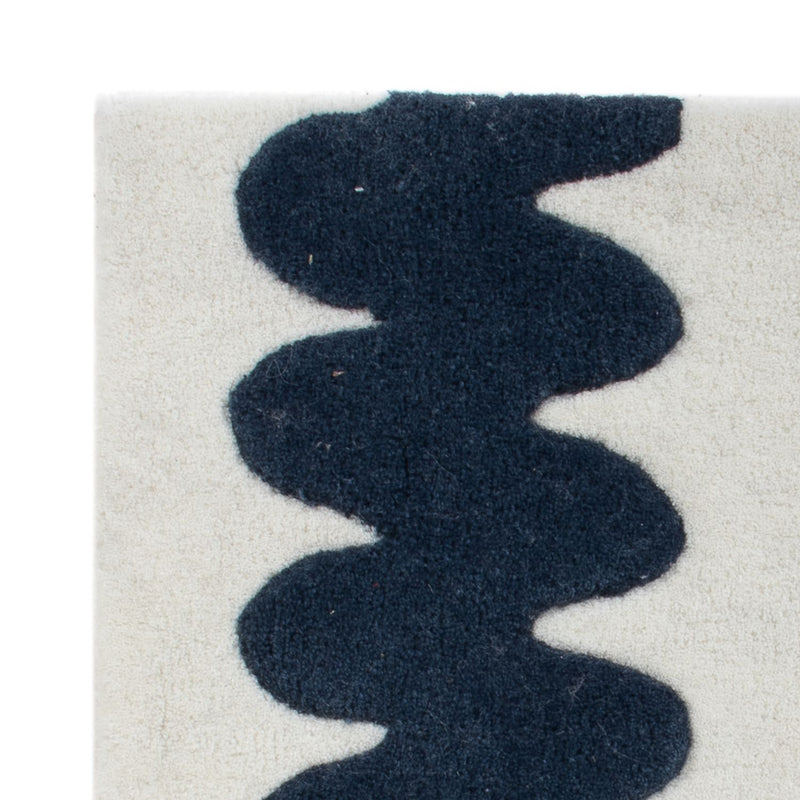 Wool Rug square  - 60 x 60 cm - multicolored