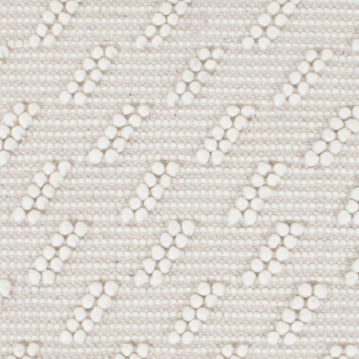 Wool Rug - 95 x 63 cm - light grey