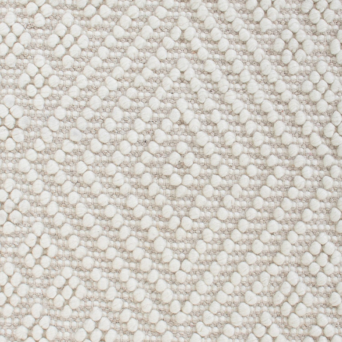 Wool Rug - 96 x 62 cm - light grey