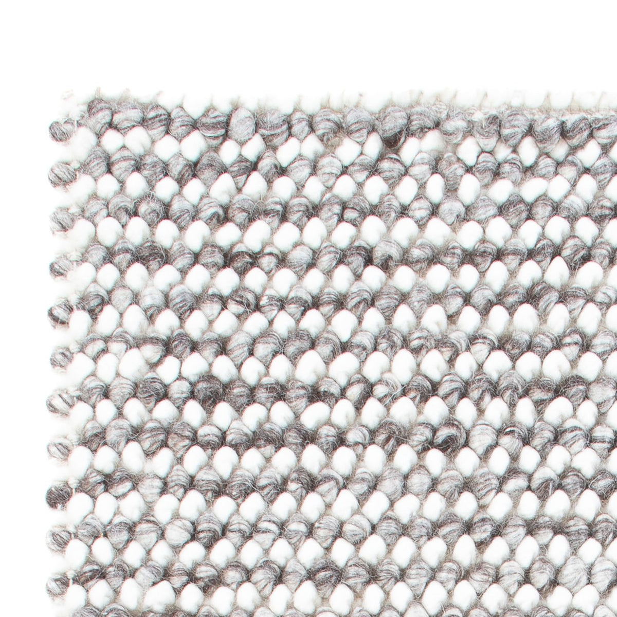 Wool Rug - 94 x 60 cm - grey