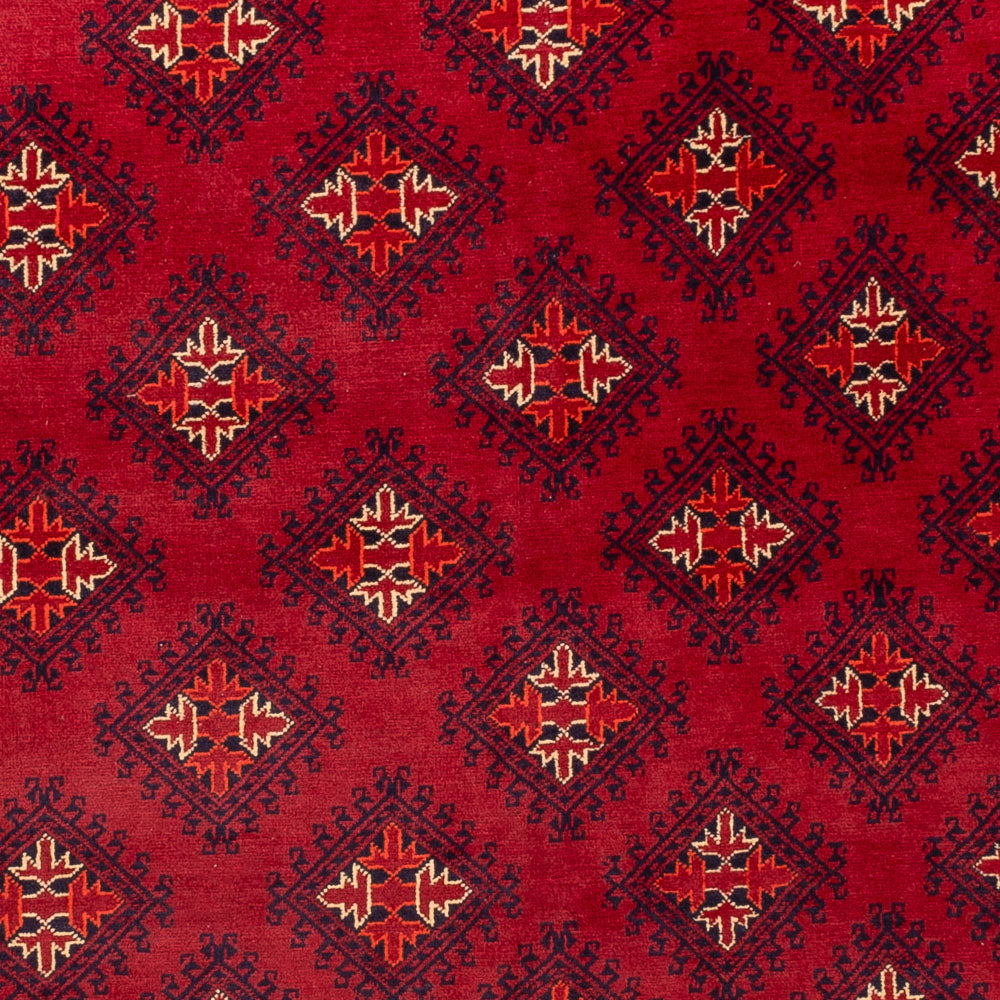 Afghan Rug - Bukhara - 288 x 192 cm - red