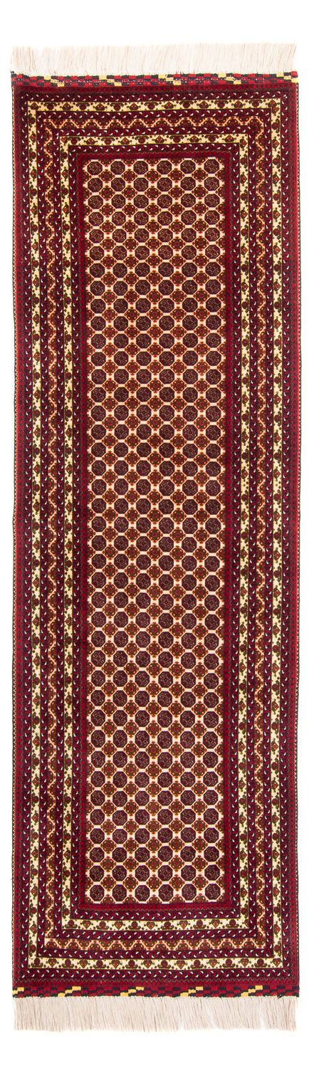 Runner Afghan Rug - 287 x 90 cm - beige