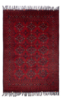 Afghan Rug - Bukhara - 293 x 194 cm - red