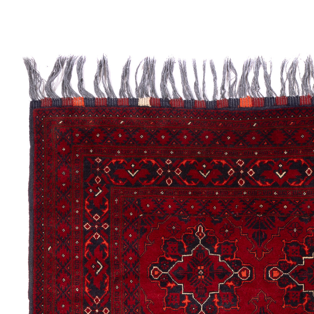 Afghan Rug - Bukhara - 293 x 194 cm - red