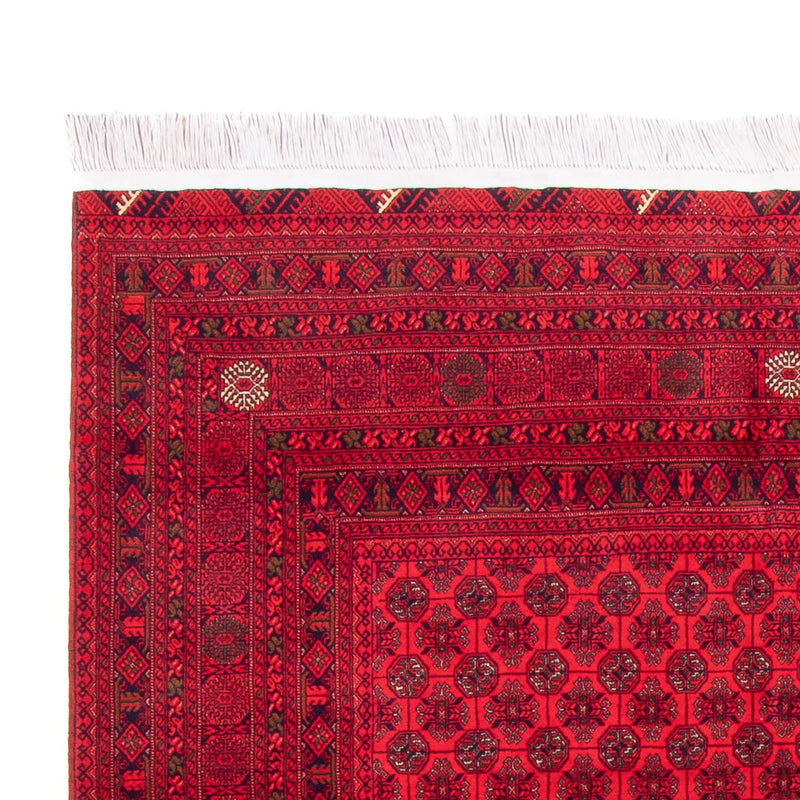 Afghan Rug - 295 x 194 cm - red
