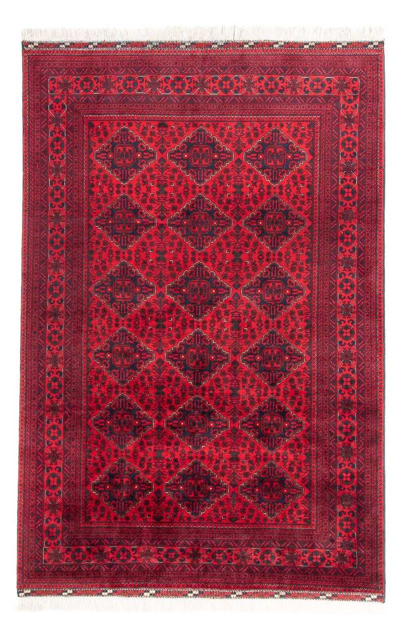 Afghan Rug - 285 x 198 cm - red