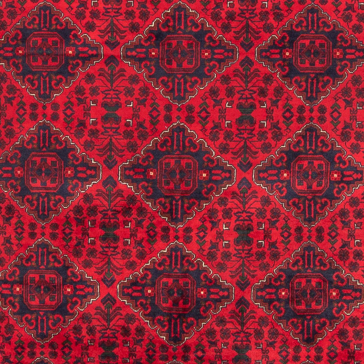 Afghan Rug - 285 x 198 cm - red