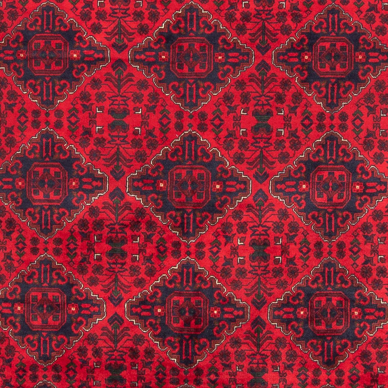 Afghan Rug - 285 x 198 cm - red