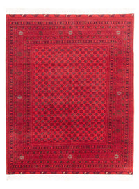 Afghan Rug - 289 x 200 cm - red