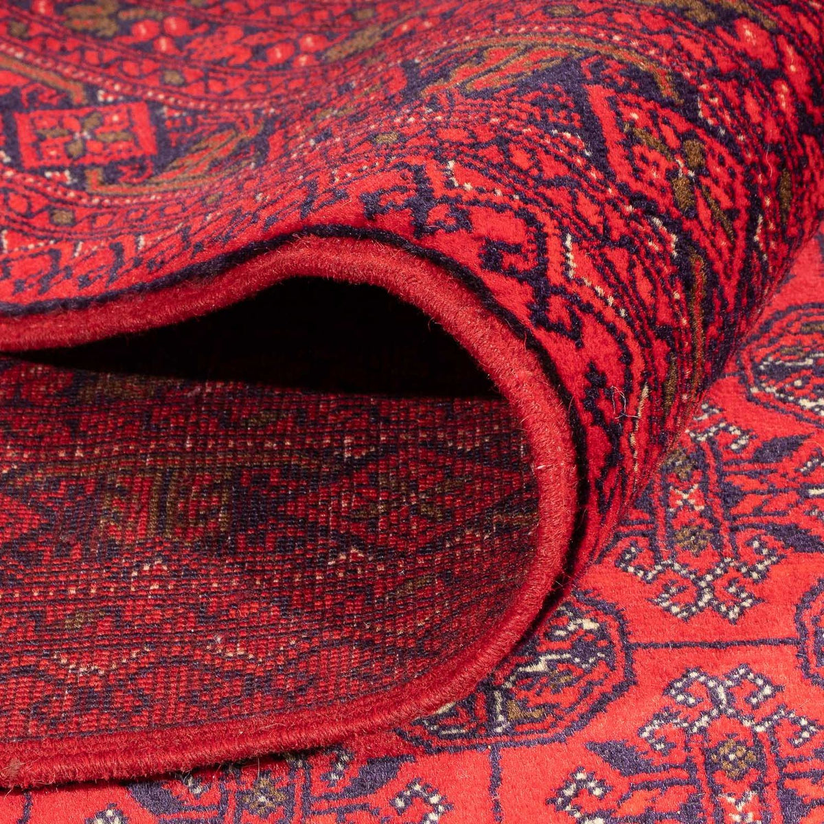 Afghan Rug - 289 x 200 cm - red