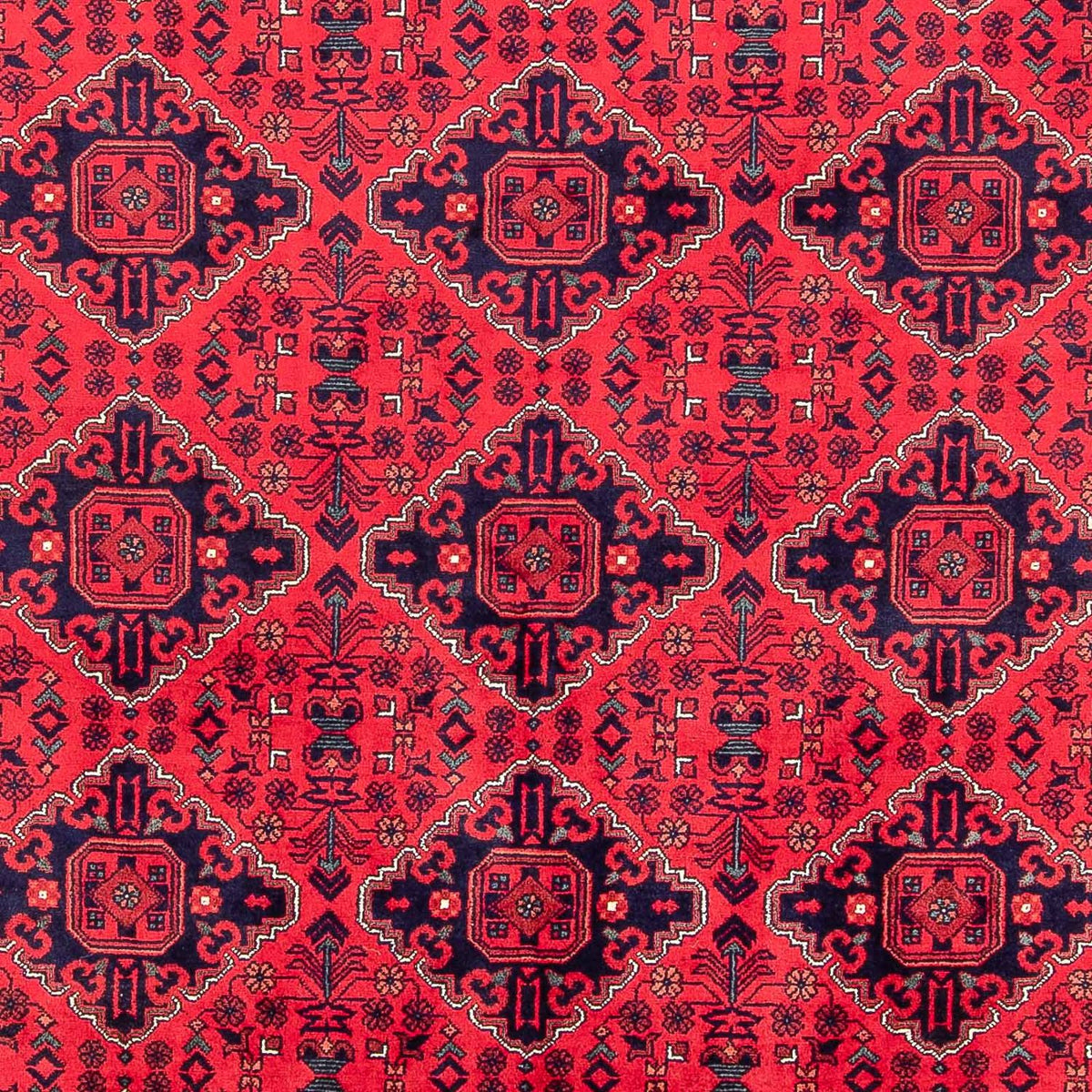 Afghan Rug - 298 x 198 cm - red