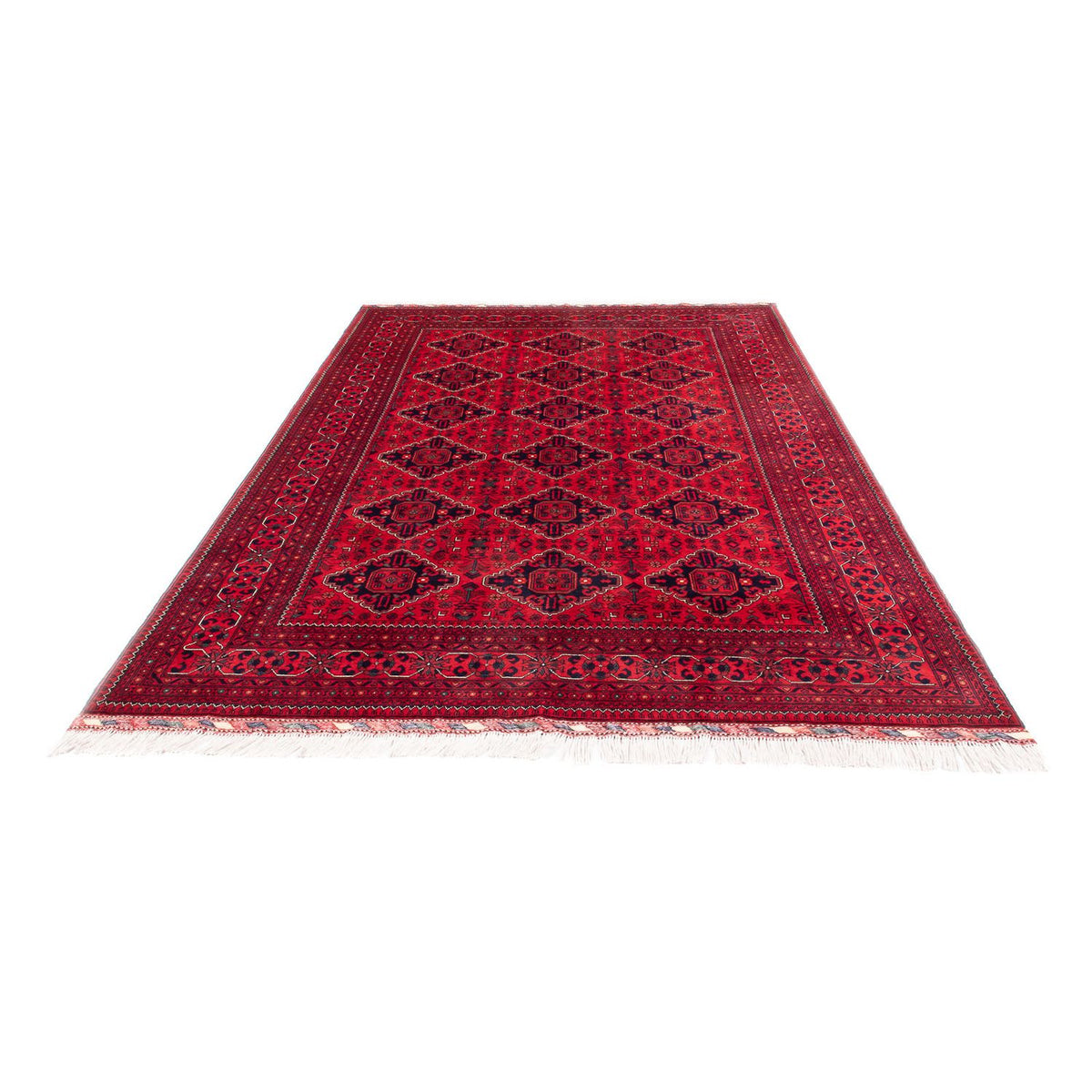 Afghan Rug - 298 x 198 cm - red