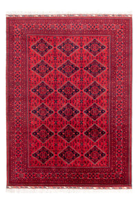 Afghan Rug - 293 x 196 cm - red