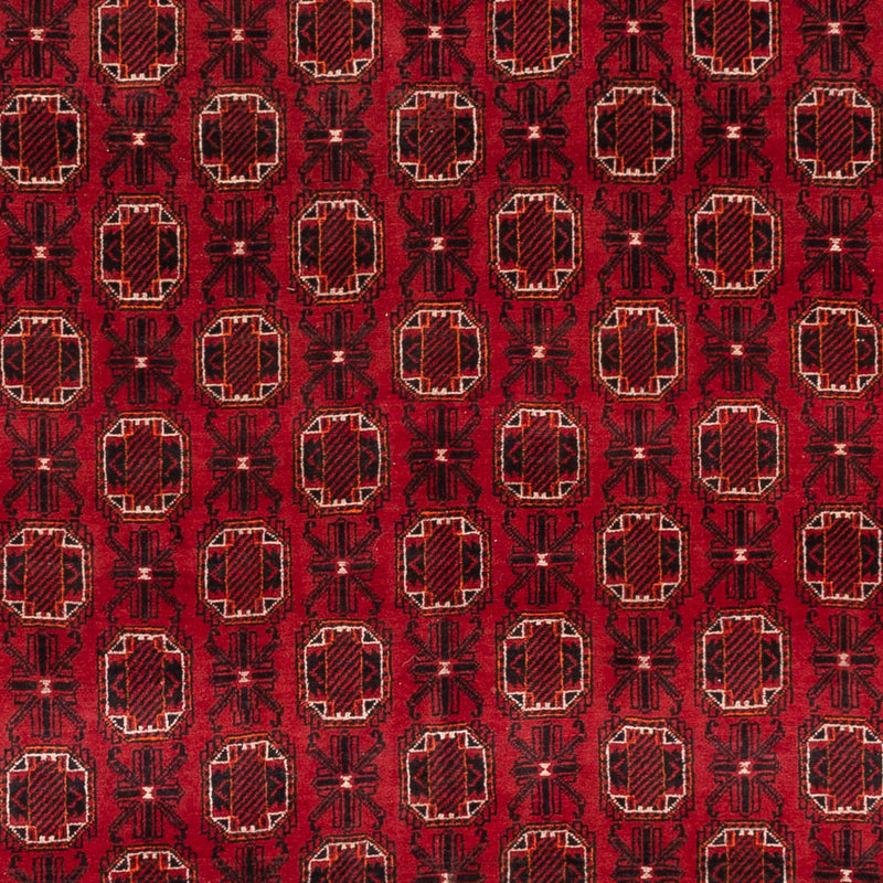 Afghan Rug - Bukhara - 274 x 198 cm - red