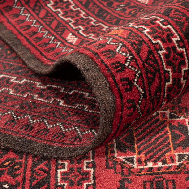 Afghan Rug - Bukhara - 274 x 198 cm - red