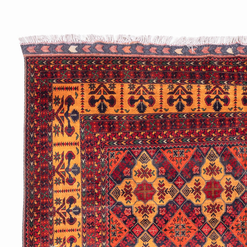 Afghan Rug - 296 x 197 cm - dark beige