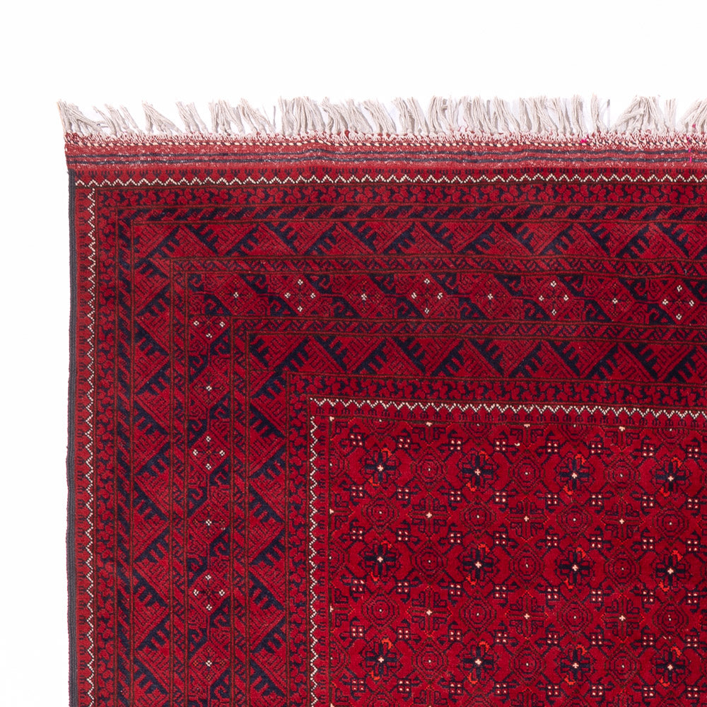 Afghan Rug - 296 x 193 cm - red