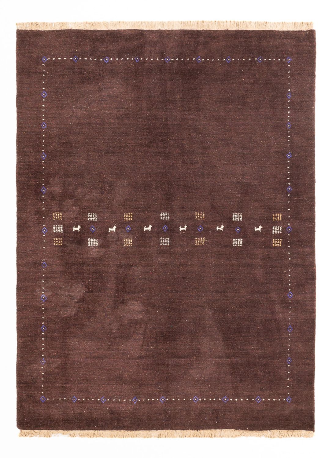 Gabbeh Rug - Loribaft Perser - 300 x 200 cm - chocolate
