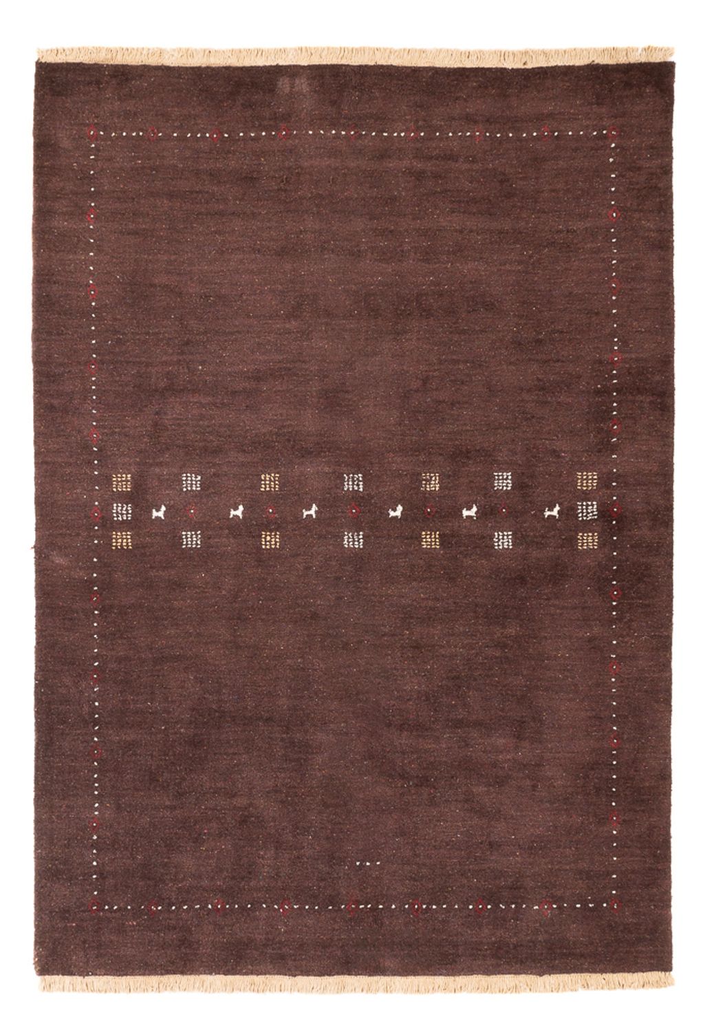 Gabbeh Rug - Loribaft Perser - 300 x 200 cm - chocolate