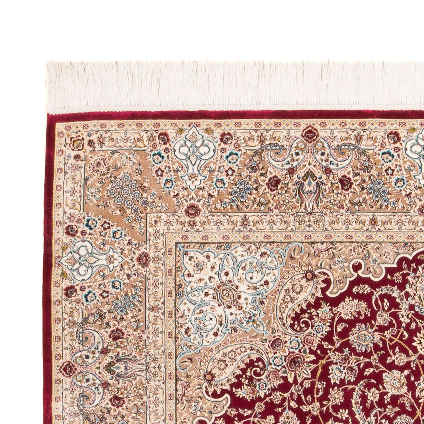 Ghom - Seide Teppich 227x145cm - Perserteppich