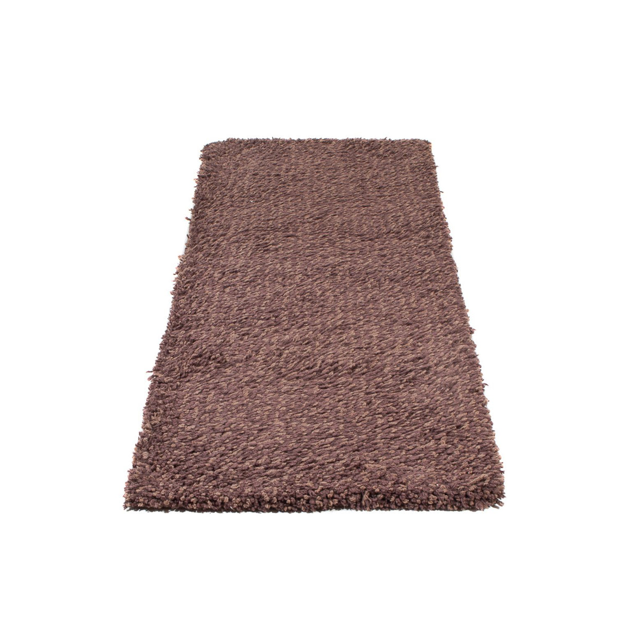 Runner High-Pile Rug - 203 x 64 cm - brown