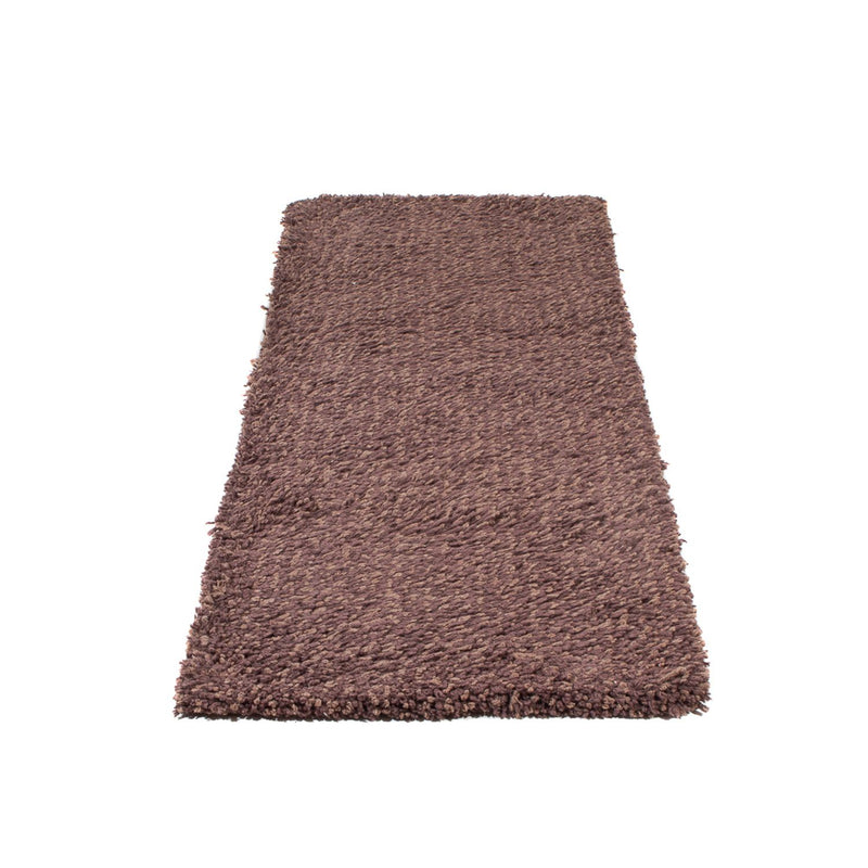 Runner High-Pile Rug - 203 x 64 cm - brown