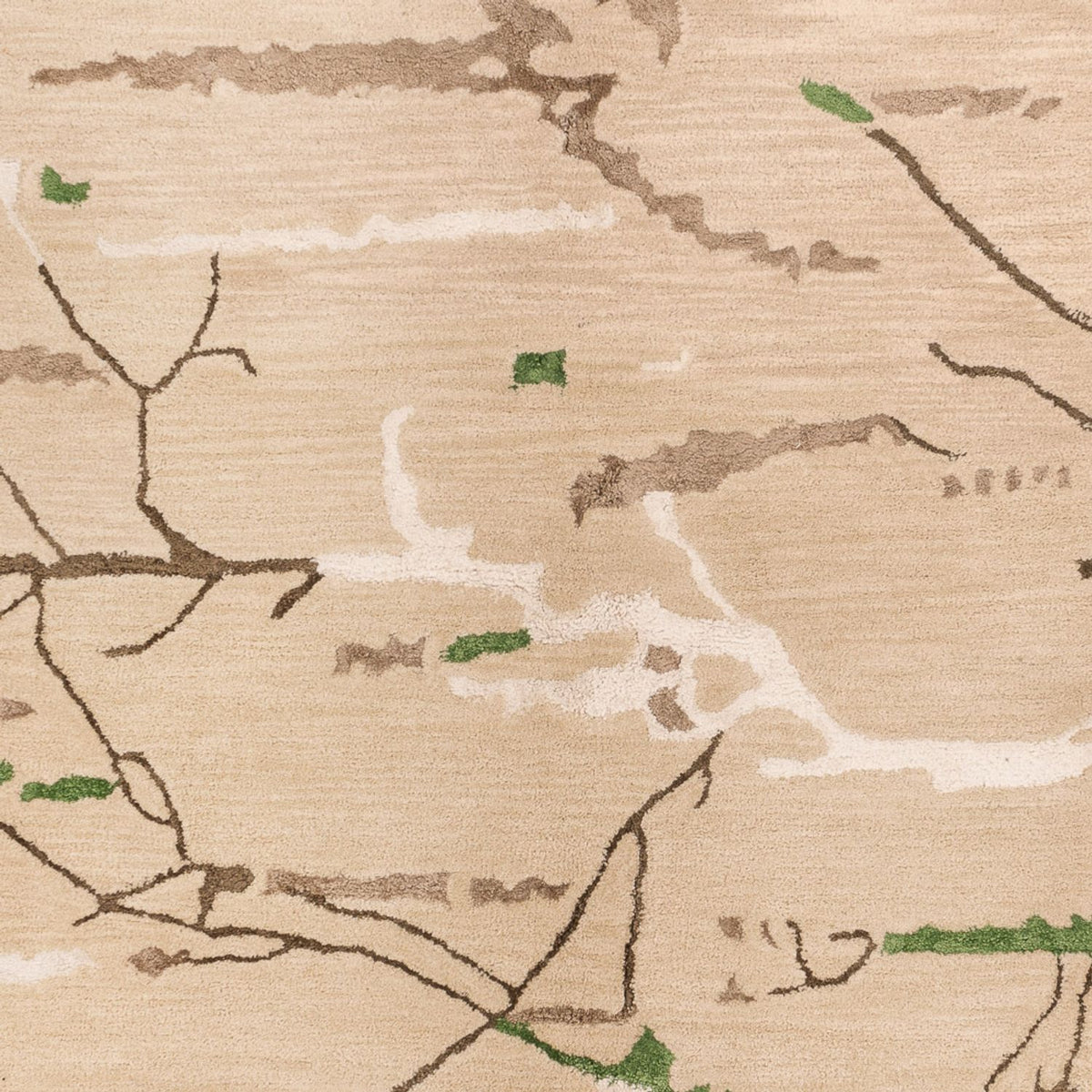 Designer Rug - 242 x 152 cm - beige