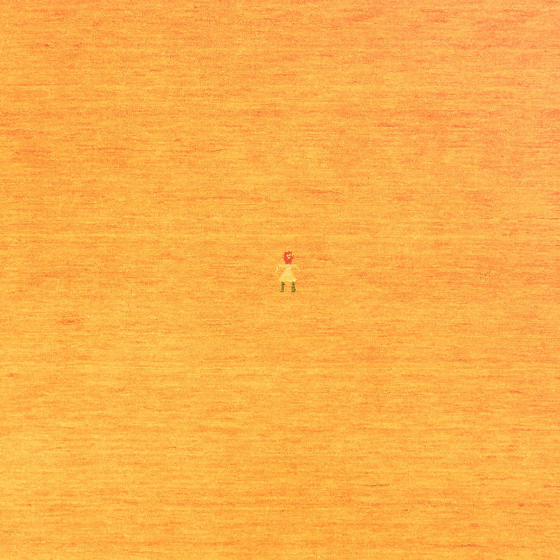 Gabbeh Rug - Softy square  - 250 x 250 cm - gold